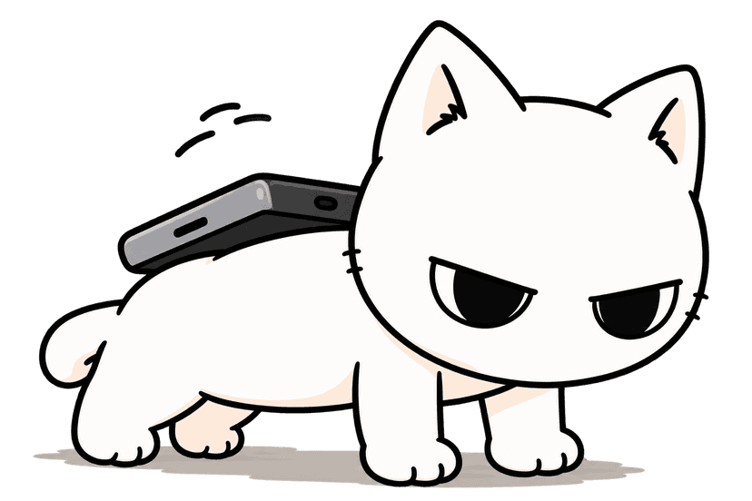 Mascot push-up with mobile up